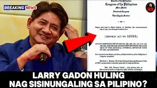 LOOK: SEC. LARRY GADON GUSTONG BU DU LIN ANG MASANG PILIPINO? DAGDAG 12% TAX DAHIL SA (RA 12023)
