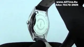 Мужские наручные швейцарские часы Edox 70170-3NIN