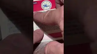 Removing Gum/Wax Stains From A 1986 Fleer Basketball Sticker