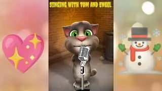 En👀paarvai 💞unnodu🌺 song, talking tom singing ,Tamil song,#tamil#talkingtom #viral #singing #cartoon