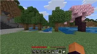 Minecraft creating avenue of trees