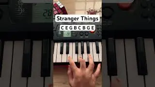 Stranger Things Theme (piano tutorial) #piano #pianotutorial #music #simplypiano #strangerthings