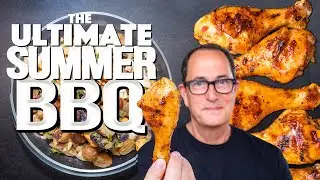 THE ABSOLUTE BEST BBQ CHICKEN & NO MAYO POTATO SALAD (ULTIMATE SUMMER BBQ!) | SAM THE COOKING GUY