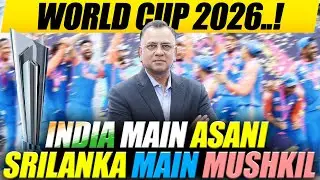 World Cup 2026 ..! - India Main Asani - Srilanka Main Mushkil | Basit Ali