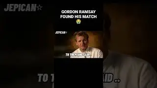 Gordon found his match on hell's kitchen 😂 #gordonramsay #hellskitchen #school