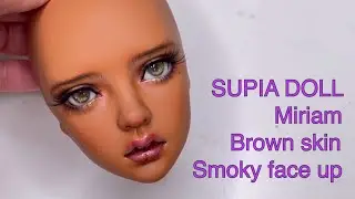 BJD [SUPIA DOLL] How to create a smoky makeup🥀 구관[수피아돌] 스모키 메이크업 과정🥀