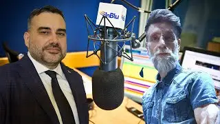 Tiziano Pesce ospite a RadioInBlu2000, nel corso dello spazio sportivo Buongiorno InBlu Weekend