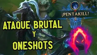 FIESTA DE ONESHOTS Y PENTAKILL CON KAYN!!! | League of Legends