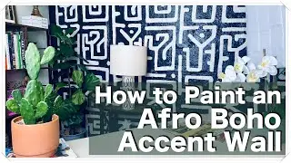 Afro Boho Accent Wall | DIY Ideas to Quickly Transform a Room