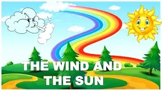 THE WIND AND THE SUN | MORAL SHORT STORIES FOR KIDS #kiddieetales