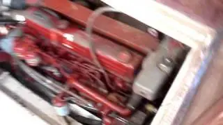 Very good cold start of 120 hp  Ford Lehman marine diesel ( port engine ) on GB42