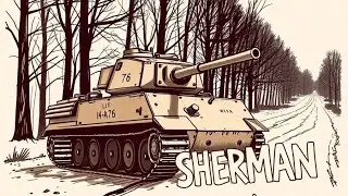 The Underestimated Hero: M4 in the Ardennes. The Frozen Front.Tankers of '44.World War II.