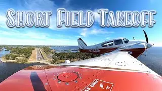 UNDER 1000 FEET! - PERFORMANCE TWIN ENGINE TAKEOFF FROM CEDAR KEY - FLORIDA&rsquo;S SHORTEST PAVED RUNWAY