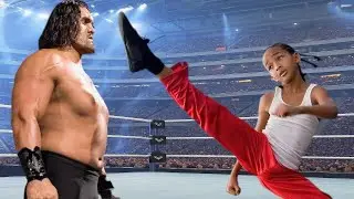 Great khali vs. Karate kid : full match - WWE 2K24 | 9 November 2025