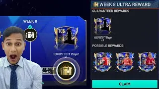 I Got 108 over Week 8 Ultra reward.