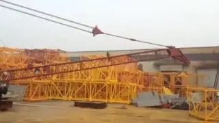 Testing of Derrick crane, Luffing jib crane