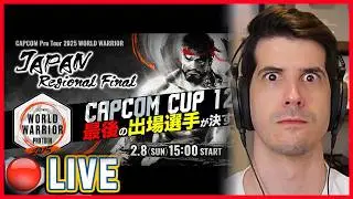 🔴CAPCOM CUP QUALIFIER - JAPAN REGIONAL FINAL [no spoilers] | !merch [LIVE]
