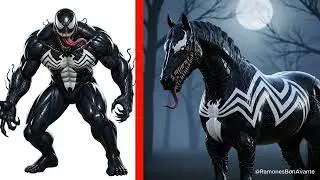 If Marvel & DC Heroes Were Horses &ndash; Amazing Mashup!