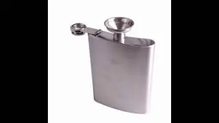 Redwood Flask - Portable 18oz Stainless Steel Hip Flasks Liquor Flask with Screw Cap