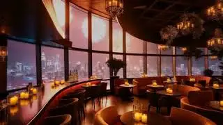 New Year's Eve Ambience 🎆 Relaxing Jazz Music & Firework sounds 🥂