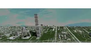 Synthesizing Virtual Urban Night Scene on OpenStreetMap