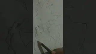 Goku #viralvideo #grownonyoutube #sketch #exporemore ✨✨#fyp&hearts;️