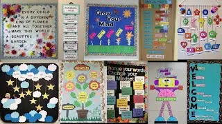 Classroom and school wall decoration ideas, bulletin board, softboard decoration ideas