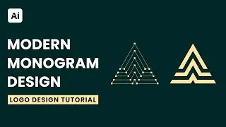Create Modern Monogram Logo Design Of letter A