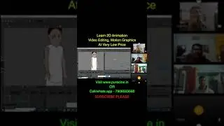Join Live Classes today Learn Animation, Video Editing 732