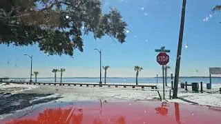 SOLD!!! Driving My Scout ii In Historic Blizzard -The Gulf, Ocean Springs Mississippi