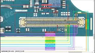 Samsung A52 SM A525 LCD Black No Lcd Grapic Problem Hardware Solution