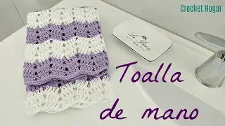 Crochet | Cómo tejer Toalla de mano
