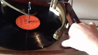 EARLY 1950'S PYE BLACK BOX RECORD PLAYER/ TURNTABLE