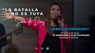 LA BATALLA NO ES TUYA SINO DE DIOS || YENIFER MELO