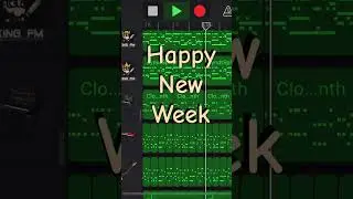 Happy new week #musicalimpression #garageband #ガレージバンド #neoReggae