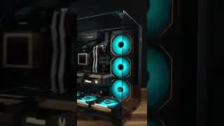 SKYLIGHT BLK &ndash; Ultimate RTX 50 Fishtank PC Build | High-End Gaming Setup 2025  #pcbuild #pc #short