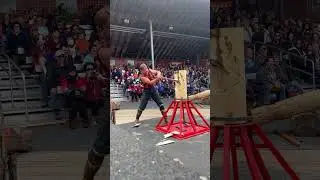 Lumberjack competition in Alaska