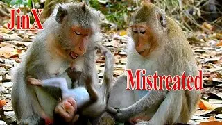 POOR BABY JINX MISTRETED BY OLD MOM JADE | WHY YOU BREAK MY RULE JINX?