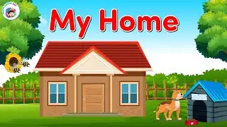 My Home | There Are Bird - Nest In Trees | Nursery Rhyme | English Rhyme For Kids