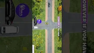 How to Handle Uncontrolled Intersections Like a Pro 🚦✅ #Shorts | Lima Driving Academy