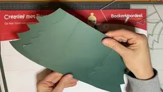 Creatieve live met Tanya - Creative Art met tree folding card mal