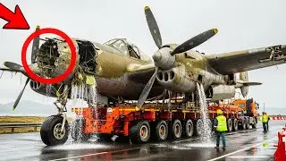 Inside Salvaging & Restoring a Legendary P-38 Lightning Found Underwater #WWIIAircraft #WWIIFighter
