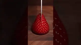 【ASMR】【AI】Cutting strawberries with frozen cores