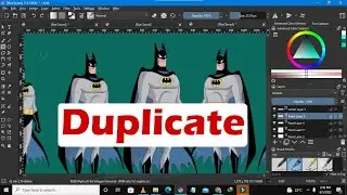 How to Duplicate in Krita ( CRTL + J)