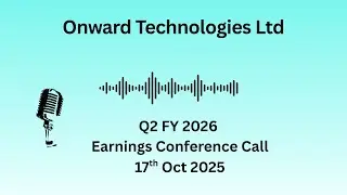 Onward Technologies Ltd Q2 FY 2026 Earnings Conference Call