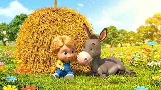 Shy Donkey Hid Behind the Haystack | Nursery Rhymes for Kids & Baby Songs