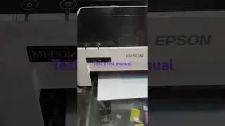 Test print manual printer epson M1100 #printer