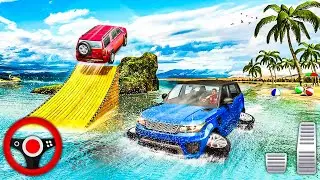 Water Surfer Jeep Cars Race on Miami Beach Android Gameplay HD