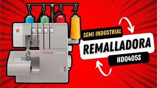 🔴 Remalladoras S0105 y HD0405c - Taller Exclusivo SINGER 06/12/25