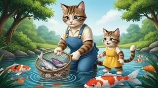 What happens when a kitten is betrayed by its father and finds happiness again?🐱| AI cat story